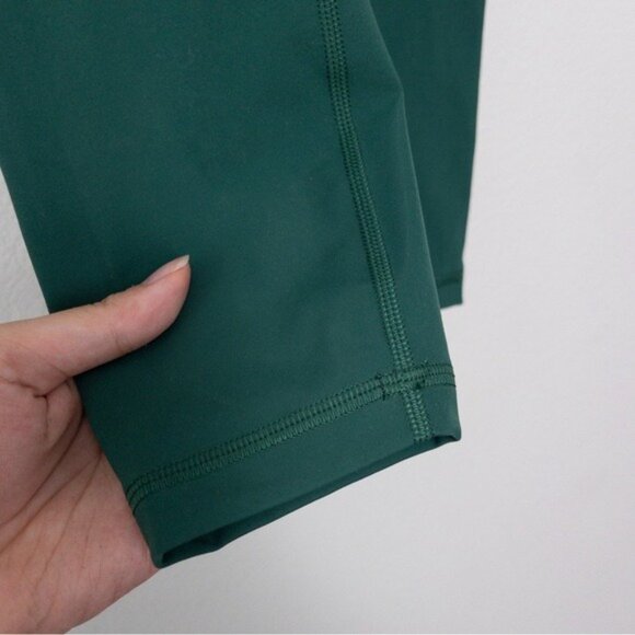 NWT Lululemon Power Thru High Rise Tight Legging 4 Evergreen 25" Pocket - Picture 10 of 12
